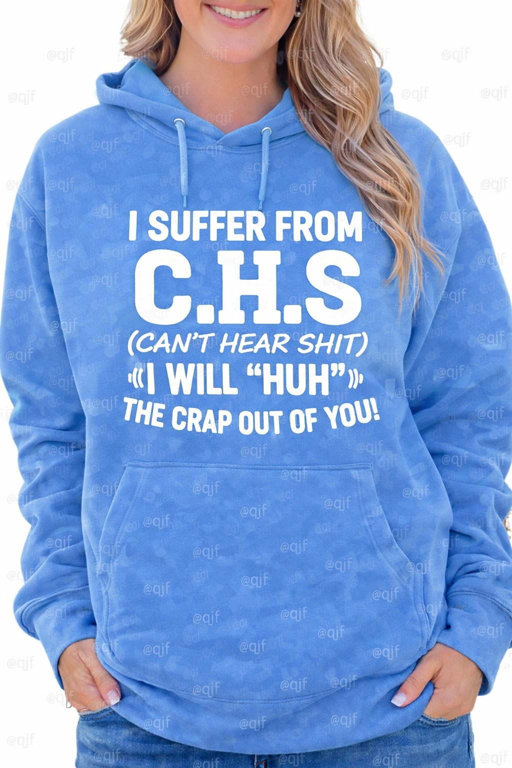 C.H.S. Hoodie – Funny Statement “Can’t Hear Sh*t” Graphic Sweatshirt