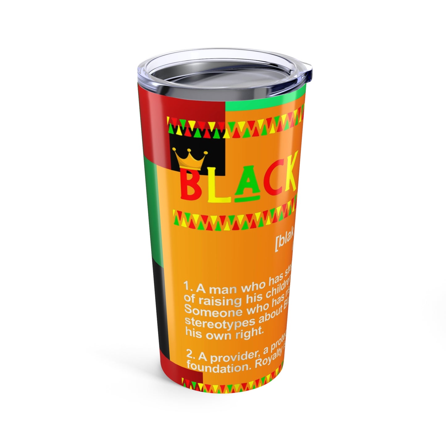 Black Father Tumbler 20oz
