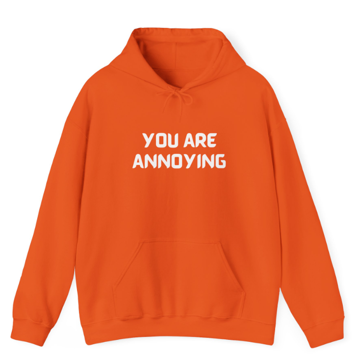 Hoodie -You are Annoying
