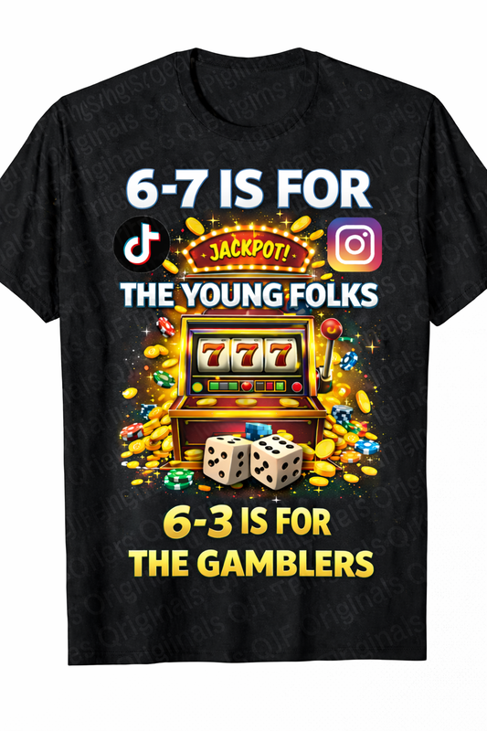 6'7” Is for the Young Folks | Jackpot Graphic T-Shirt