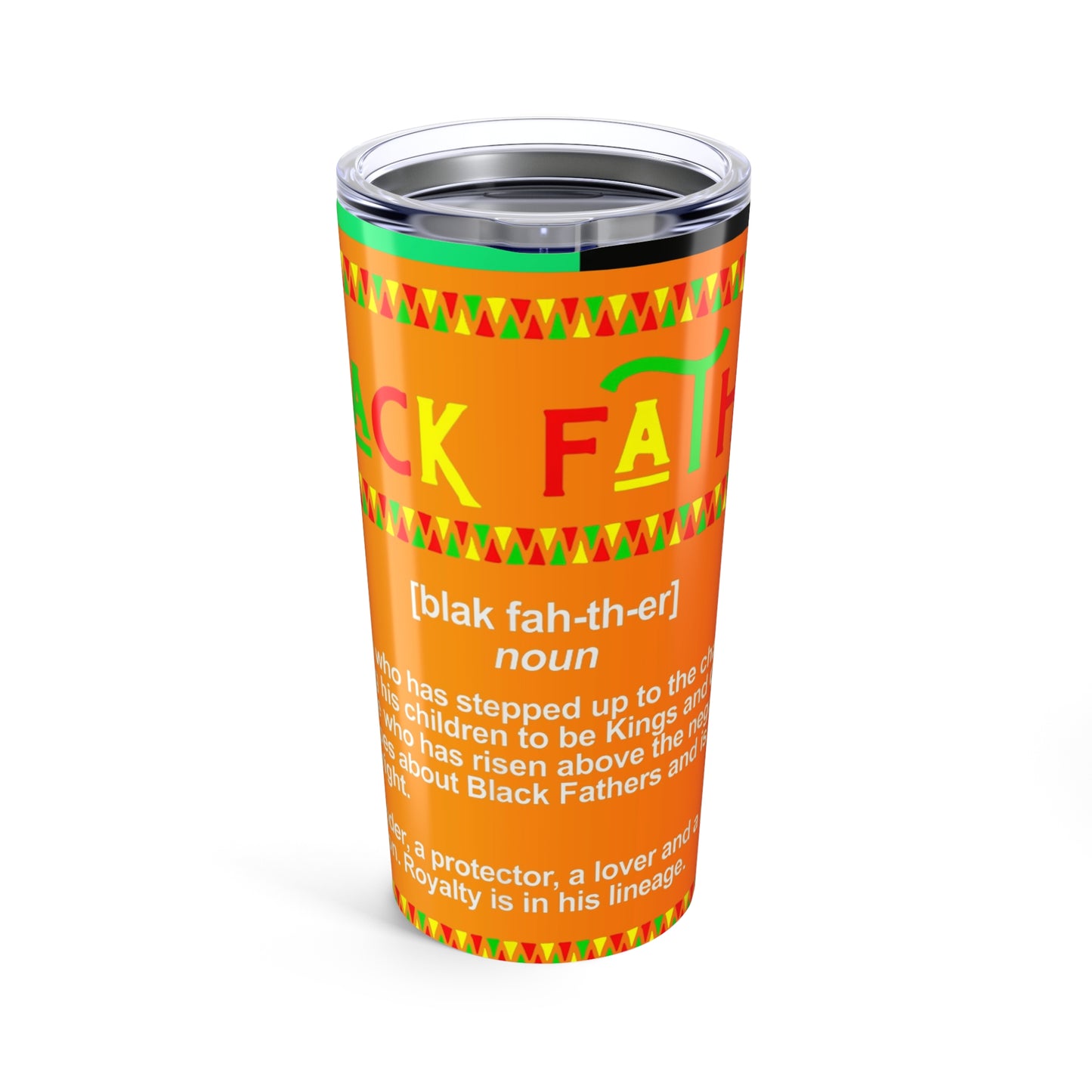 Black Father Tumbler 20oz